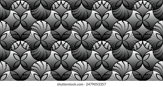 Seamless geometric pattern. Vector illustration.