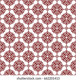 seamless geometric pattern. vector illustration. red, white color