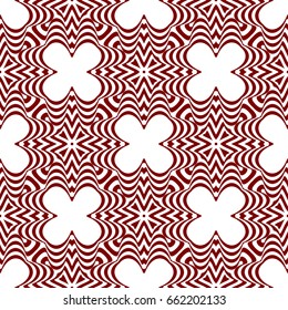 seamless geometric pattern. vector illustration. red, white color