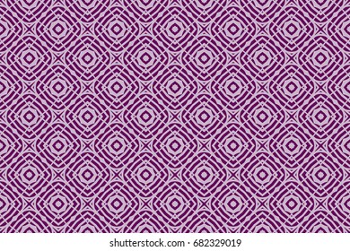 Seamless geometric pattern. vector illustration. purple color. For design, wallpaper, background fills, fill, card, banner, flyer. Ethnic ornament