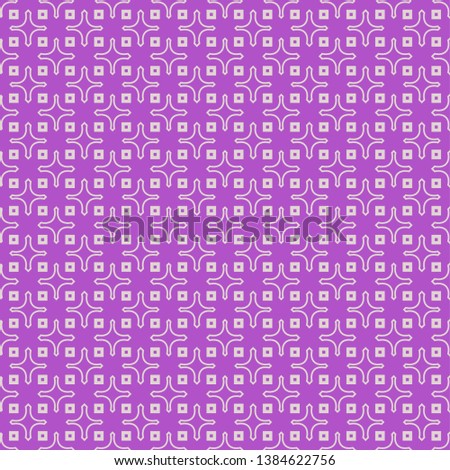 Seamless geometric pattern. Vector illustration. Purple white color.