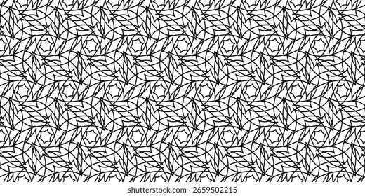 Seamless Geometric Pattern Vector | Modern Black and White Minimal Abstract Design | Diagonal Texture | Stylish Digital Background for Wallpaper, Textile, and Graphic Projects