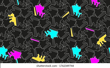 SEamless geometric pattern. Vector tesselating design. Modern fashion background.