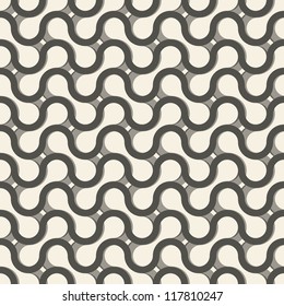 Seamless geometric pattern. Vector volume texture