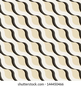 Seamless geometric pattern. Vector volume texture
