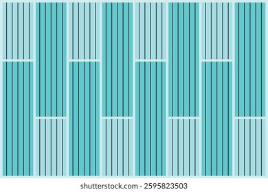 Seamless geometric pattern with vertical striped blocks in shades of blue. A modern and minimalistic design, perfect for wallpapers, textiles, backgrounds, and digital projects.