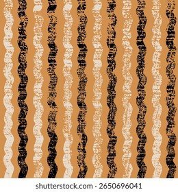 seamless geometric pattern with vertical wavy lines distressed background graphic design for fabric pattern prints wallpaper backdrop wrapping paper vector