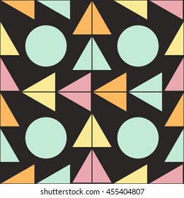 Seamless geometric pattern. Vintage