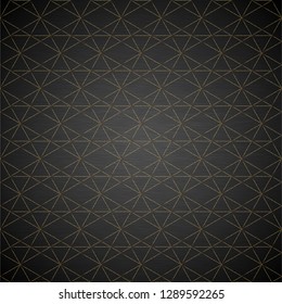 Seamless geometric pattern with vintage elements . Golden Art Deco background
