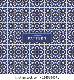 Seamless geometric pattern in vintage style