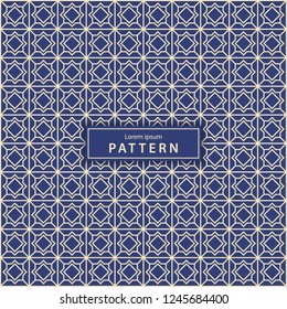 Seamless geometric pattern in vintage style