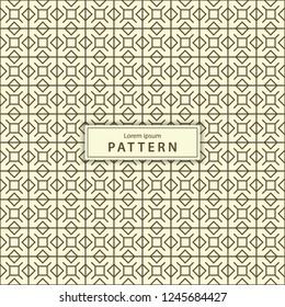 Seamless geometric pattern in vintage style
