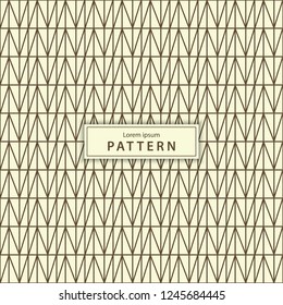 Seamless geometric pattern in vintage style
