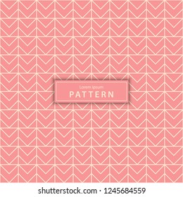 Seamless geometric pattern in vintage style