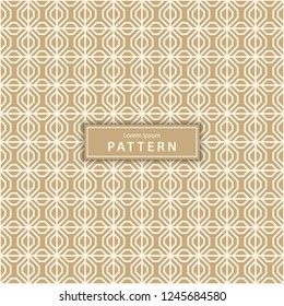 Seamless geometric pattern in vintage style