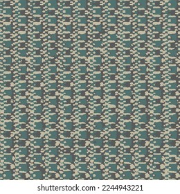Seamless geometric pattern. Vintage stylish texture pattern on green background. Simple striped geometric pattern for wallpaper, wrapping and textile home decor. 