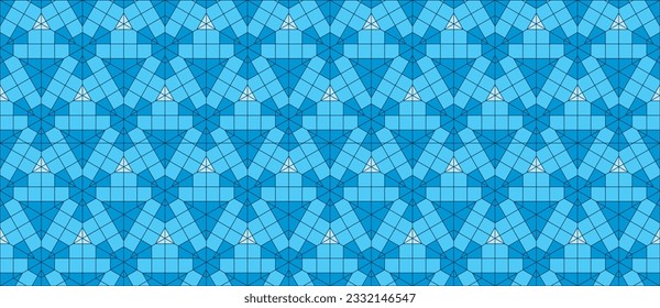 seamless geometric pattern for wall decoration