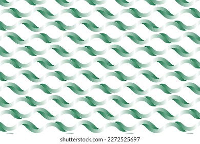 seamless geometric pattern with wave line