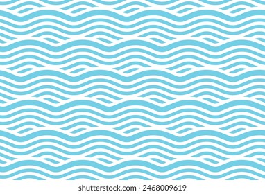 Seamless geometric pattern with waves