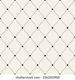 Seamless geometric pattern. Wavy dotted stripes. Minimalist vector repeating texture.