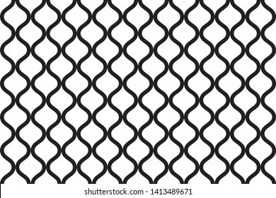 seamless geometric  pattern. wavy stripes. background, vector, illustration