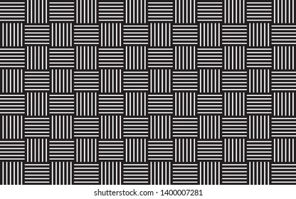 seamless geometric pattern weave background - Vector