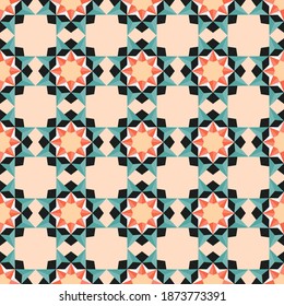 Seamless geometric  pattern for Wedding, anniversary, birthday and party. Design for banner, poster, card, invitation and scrapbook. Vector Illustration