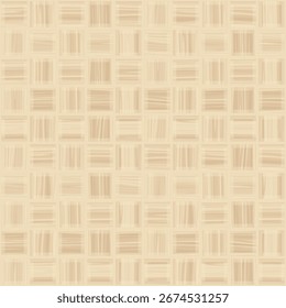 Patrón geométrico sin fisuras. Patrón tejido con textura de madera y líneas suaves. Diseño de Vector plano sin fin.