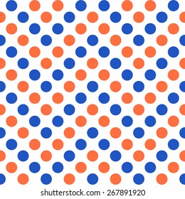 Seamless geometric pattern zigzag of circles on a white background. Vector illustration