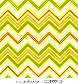 Seamless geometric pattern Zigzag in retro style Design of wallpaper wrapping paper textiles Zigzag pattern for scrapbooking Vintage geometric background retro theme Vector decor pattern