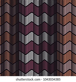 Seamless geometric pattern. Zigzag pattern. Scribble texture. Textile rapport.