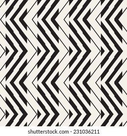 Seamless geometric pattern. Zigzag stripes. Vector graphic texture