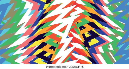 Seamless geometric pattern. Zigzag. Wallpaper, fabric, textiles. Art print.