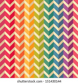 Seamless geometric pattern with zigzags. Can be used in textiles, for book design, website background.