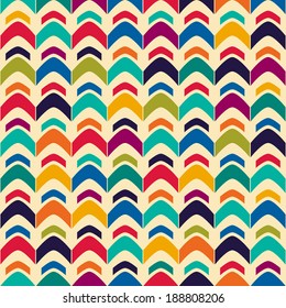 Seamless geometric pattern with zigzags. Can be used in textiles, for book design, website background.