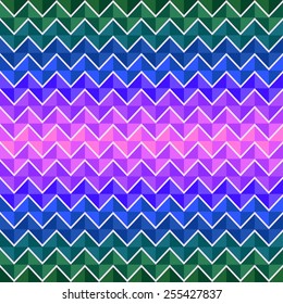 Seamless geometric pattern with zigzags. Can be used in textiles, for book design, website background.