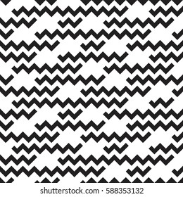Seamless geometric pattern with zigzags. Can be used in textiles, for book design, website background.