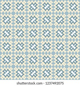 Seamless geometric Pattern with Zigzags, Triangles. For Textiles, Book design, Background. Vector Illustration