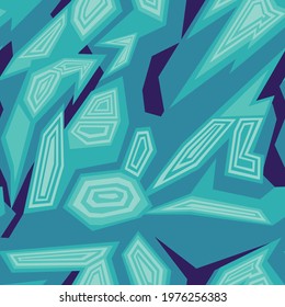 Seamless geometric pattern.Abstract camo. Racing background of spots. Print vinyl  and decal. Vector illustration