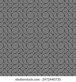 Seamless Geometric pattern.Black and white seamless pattern designs suitable for Backgrounds, Interiors, Textiles, Tiles, Wallpapers, Printing, Textures, Fabrics, Cover, etc. EPS 10