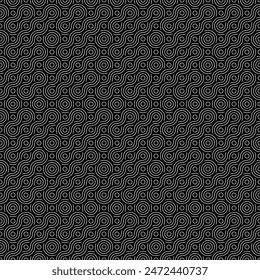 Patrón geométrico sin costuras. Diseños geométricos sin costuras de patrones en blanco y negro adecuados para fondos, Interiores, textiles, azulejos, Fondos de pantalla, impresiones, texturas, tejidos, cubierta, etc. EPS 10