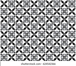 seamless geometric pattern,black and white style