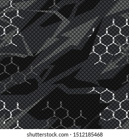 Seamless geometric pattern.Camo.Racing background for printing on vinyl and Decal