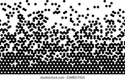 Seamless geometric pattern.Randomly disappearing circles