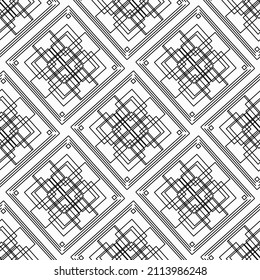 Modalidades geométricas sin foco. Resumen de diseño gráfico geométrico sin costura Patrón geométrico en negro.