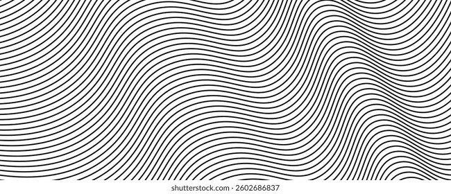 Seamless geometric patterns with abstract wave backgrounds for tech design featuring vector illustrations graphic lines. vector ilustration