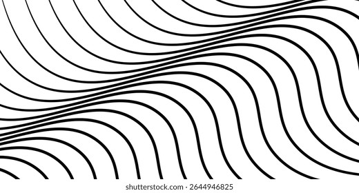Seamless geometric patterns with abstract wave backgrounds for tech design featuring vector illustrations graphic lines and contemporary design styles. futuristic wave and line eps10
