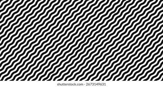 Nahtlose geometrische Muster mit abstrakten Wellenhintergründen für technisches Design mit Vektorgrafiken, grafischen Linien und modernen Designstilen.