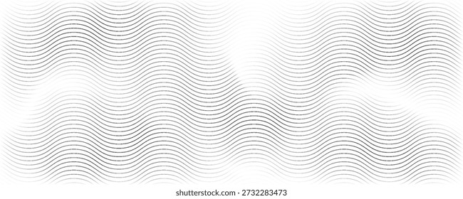 Padrões geométricos perfeitos com planos de fundo de ondas abstratos para design tecnológico com ilustrações vetoriais, linhas gráficas e estilos de design contemporâneos.