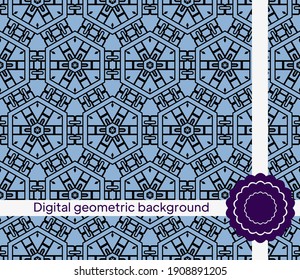 patrones geométricos irreprochables. Hermosas texturas vintage.Vectores de fondo para su diseño